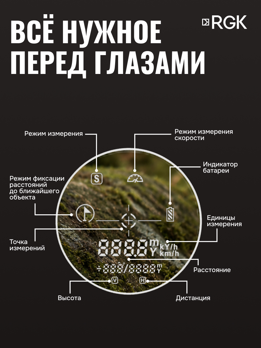Оптический дальномер RGK D1500-A (с поверкой) - 7